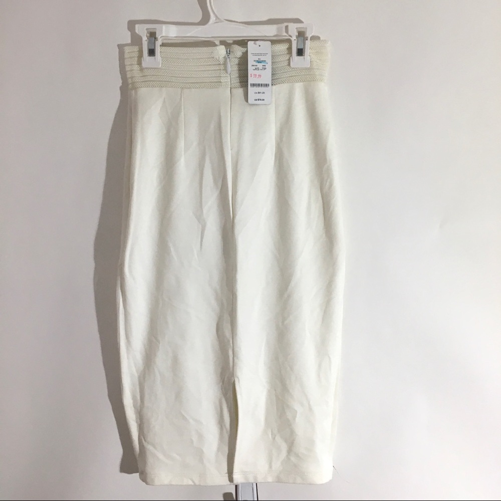Bebe Mesh Inset Skirt - Picture 2 of 3